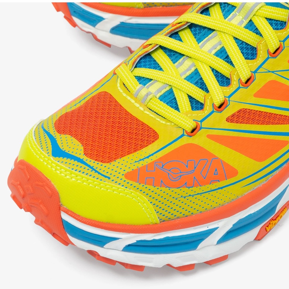 NWT Hoka Mafate Speed 2 Running Shoes Unisex Trail in Flame / Evening Primrose - Picture 14 of 16